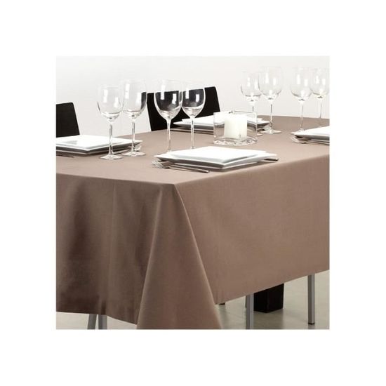 Annecy Gris, Nappes antitache imprim/ées Rectangle 145 x 240 cm UNIVERS-DECOR Nappes antitache imprim/ées rectangulaires et Rondes