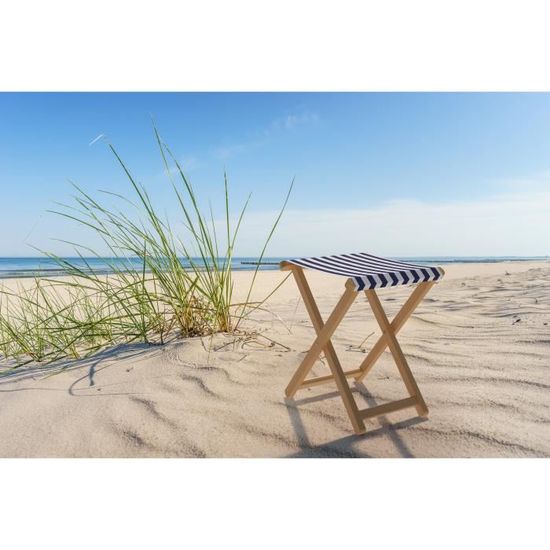 Tabouret pliant bleu – Stable et pratique