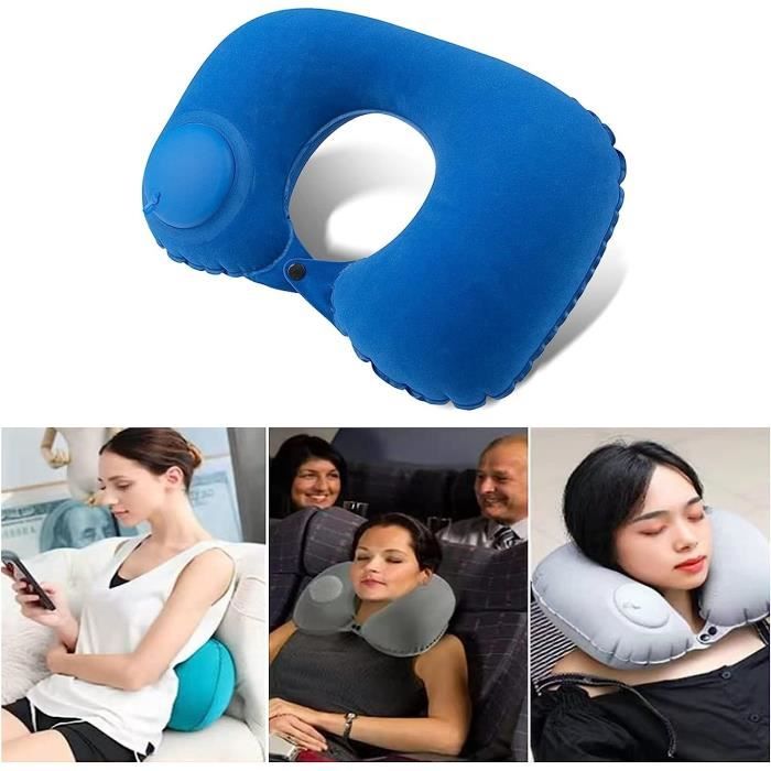 Oreiller Gonflable Camping Trinordic - Ultraléger 100g - Housse Coton Et Valve Réglable