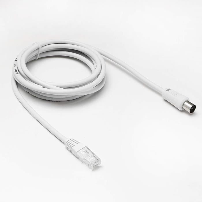 Câble RJ45 Cat.6 Bandridge 3 M – Mâle-mâle, Fiable Pour Vos Connexions Réseau !