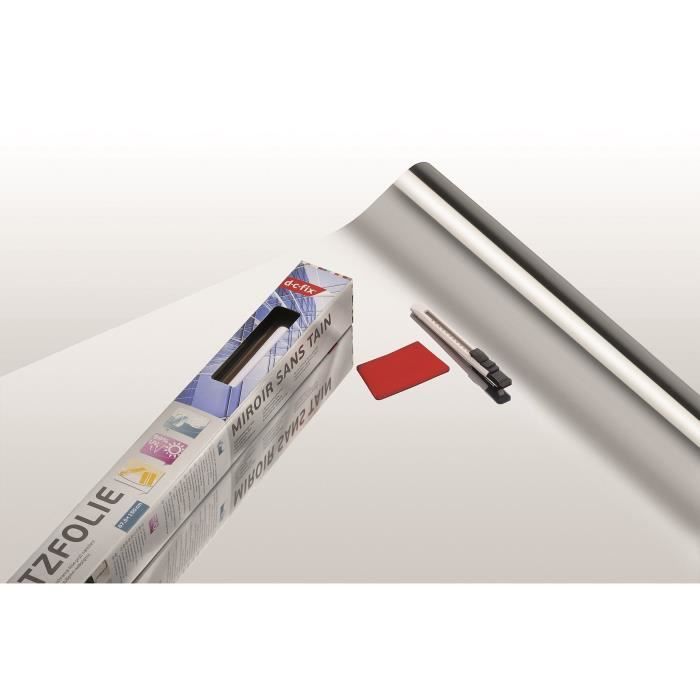 DCFIX Film adhésif miroir 150x67,5 cm Antiregards Cdiscount Maison