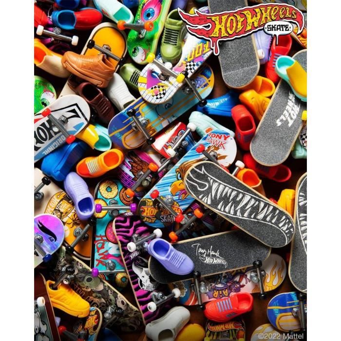 Raptor 2 Skate Board Hot Wheels Skate Fingerskate Tony Hawk Pack Avec 8 Fingerboards Montés