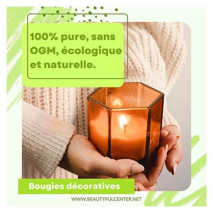 Cire Combustion Lente Propre Cire De Soja C3 En Flocons Purespa 5 Kg - 100% Végétale, Naturelle, Pour Bougies à Combustion Lente Cire Combustion Lente Propre Cire De Soja C3 En Flocons Purespa 5 Kg - 100% Végétale, Naturelle, Pour Bougies à Combustion Lente