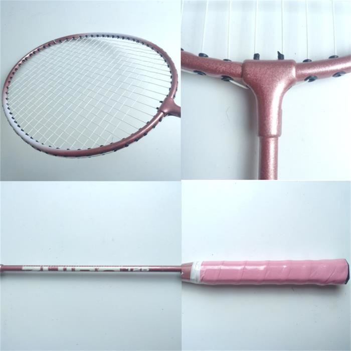 Set De Badminton Pour Enfants - 2 Raquettes + Volants - PVC Léger - Idéal Pour Initier Les Petits Au Sport