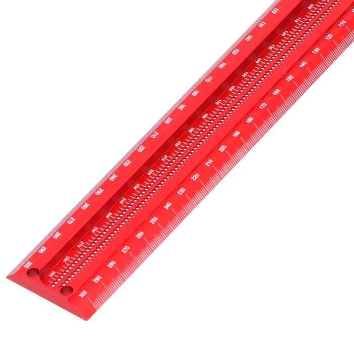 Règle En T En Alliage D'aluminium Pour Menuiserie - Dimensions 170 X 85 Mm, Pour Mesures Et Tracés Précis à Angle Droit