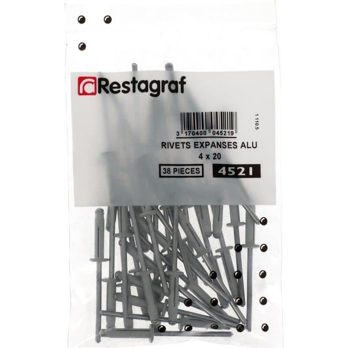 Rivets Rivets Expanses Peints Ref: 4521[u410] - Cdiscount Bricolage