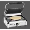 Grill panini professionnel - Plaques lisses - Bartscher - 335 x 220 mm - 2200 Watt - Gris-2