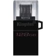 Kingston DataTraveler DTDUO3G2 microDuo3 G2 128Go Clé microUSB et USB Type-A ports pour Android OTG Noir-2