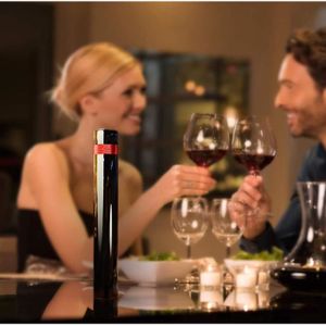 Tire-bouchon à Pompe DAZZLEEX - Décapsuleur Manuel Avec Aiguille Inox Pour Bouteille De Vin - Rouge, Bleu, Vert, Noir