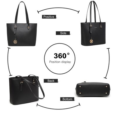 Sac à Main Miss Lulu En Cuir PU - Grand Modèle, Imperméable, Bandoulière Ajustable - 2