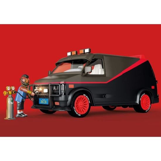 PLAYMOBIL 70750 Le Fourgon de l'Agence tous risques - Agence tous risques -  Movie Cars - voiture iconique PlaymoPourLesGrands au meilleur prix