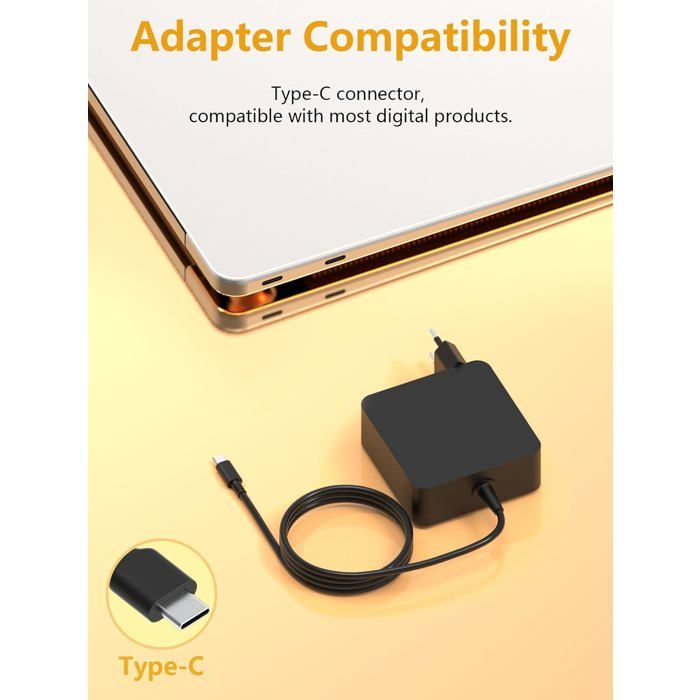 SCOVEE 65W USB C Chargeur,USB C Ordinateur Chargeur Compatible