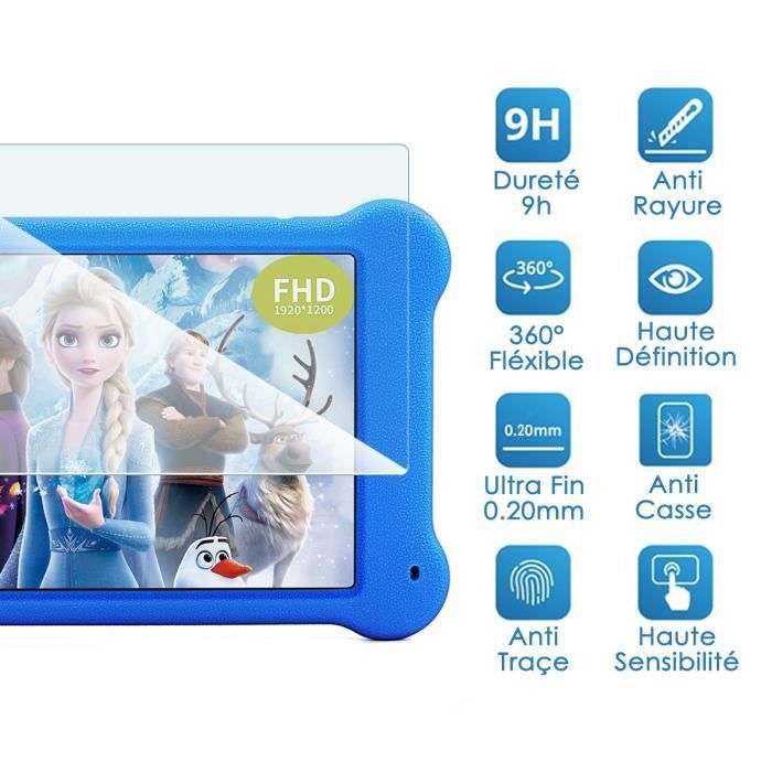 Protections écran Verre Trempé 9H Pour Tablette BISAIKASOW Kids 7 Pouces – Lot De 2, Haute Transparence, Anti-rayures, Anti-traces - 3