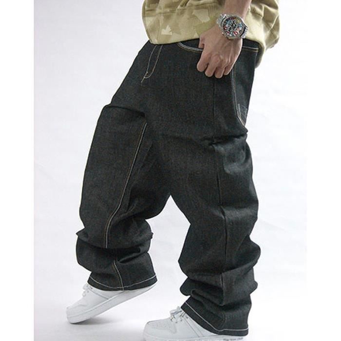 W1470 NOIR-CHINOIS TAILLE M] Pantalon militaire homme hip hop