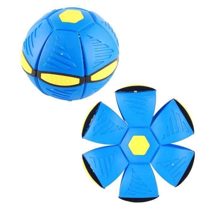 Boule Magique OVNI Déformable – Soucoupe Volante LED Avec Ventouse – Jouet Extérieur, Plage, Jardin – Violet