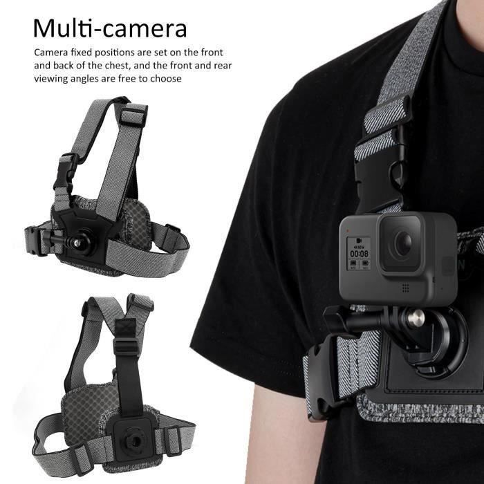 Harnais de poitrine pour appareil photo DSLR,sangle à Double épaule,gilet  respirant,ceinture réglable pour appareil photo SLR/DSLR,accessoires de  photographie