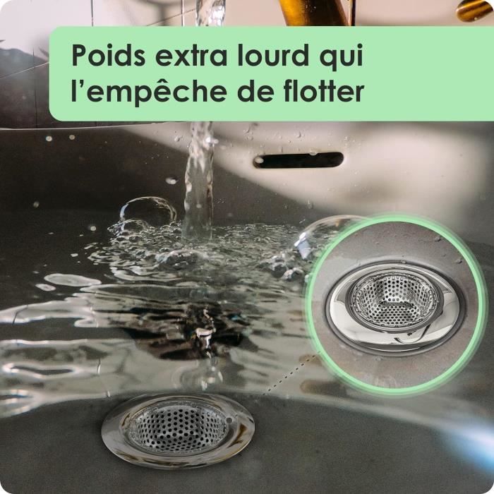 Grille inox fond d'évier pour évier 1 bac blanc Chambord