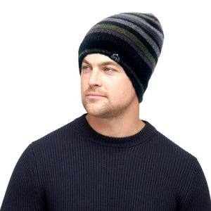 Bonnet Slouchy Fait Main – Vert Et Argent, Tricoté, Adulte, Chaud Et Extensible