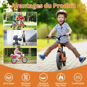 ECOVELO 2 Chambres à Air 14 X 1.75/1.90/2.125 – Valve Schrader 34mm – Butyle – Vélo Enfant