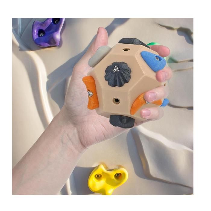 Balles D'entraînement D'escalade En Bois – Bloc Modulable 3D – Portable, Pour Renforcer La Force Des Doigts – Système De Maintien Modulaire