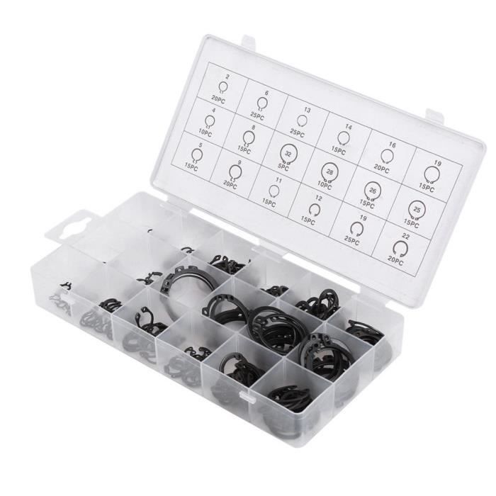 Lot De 10 Clips Circlips Externes - Bague De Blocage En E - 7mm - Uxcell