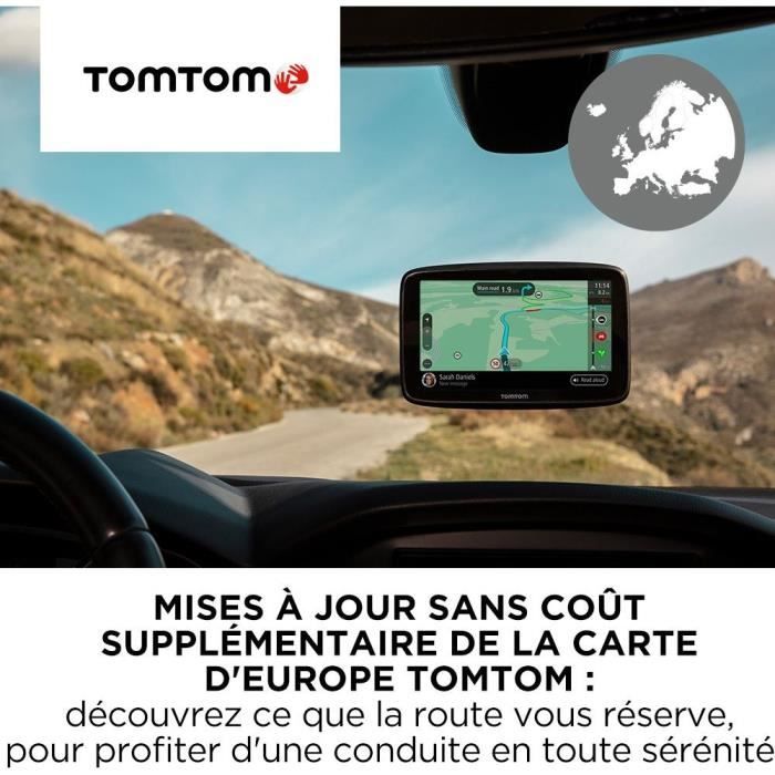 TomTom GPS Voiture GO Discover, 5 Pouces, Info Trafic, Alertes de Zones de  Danger, Cartes Monde, Mise à Jour Rapide Via WiFi, Parkin - Cdiscount Auto