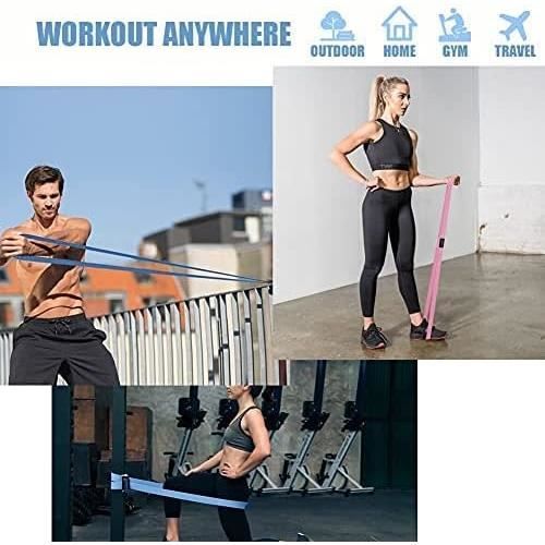ELASTIQUE MUSCULATION  PACK FITNESS KEMUFit™ – ACTION'FIThome