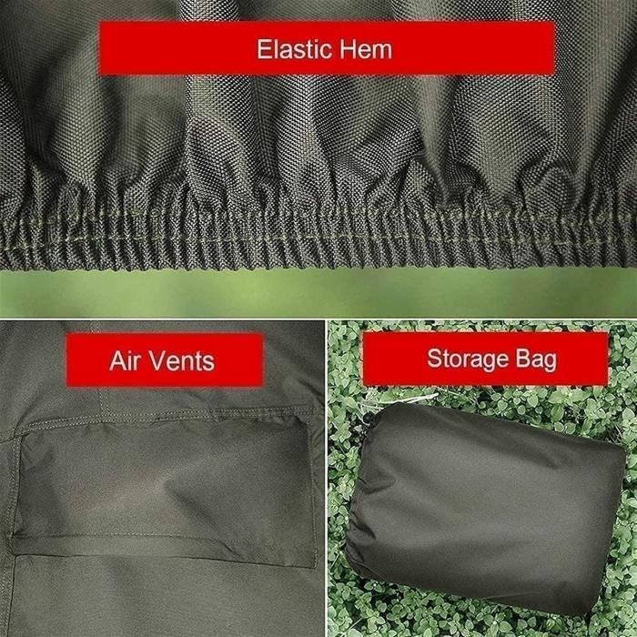 Housse De Protection Pour Robot Tondeuse à Gazon Avec Cordon De Serrage En Tissu Oxford 420D Résistant Et Imperméable Protection UV Pour Tondeuse à Gazon 78 X 56 X 36 Cm