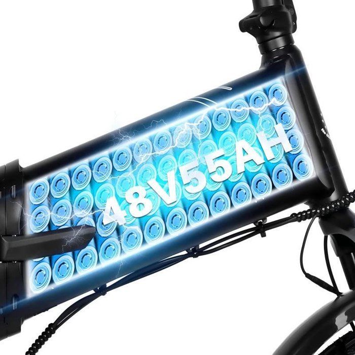 Victrip R5 Pro VICTRIP R5 Pro Vélo Électrique Pliable Ville – 48V 55Ah LG – 300km ...