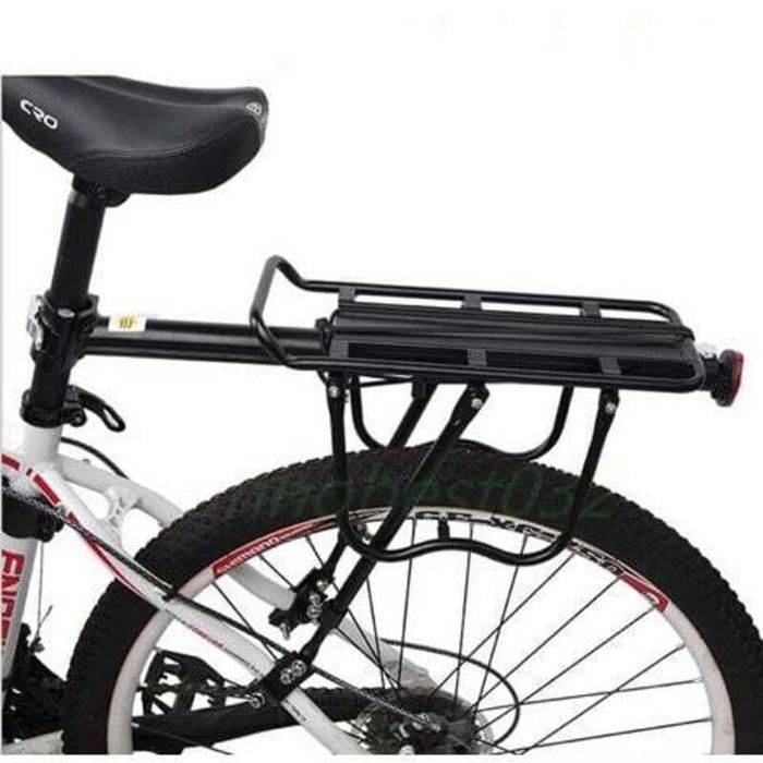 Porte-bagages Arrière Vélo 50 Kg – Réglable Pour VTT, Tige De Selle 22-33 Mm, Avec Réflecteur Et Garde-boue
