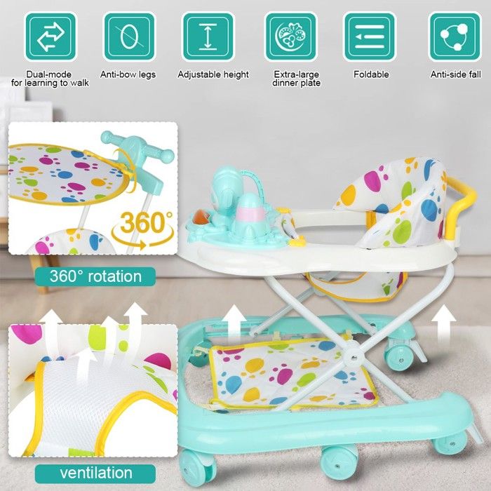 Adda Heights Solde Trotteur Trotteur Rakuten Chaise Haute Trotteur