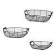 3 Paniers Grillage Grillage A Poule Fil De Fer Ovale 41 50 Cm Set Wb 28 Achat Vente Petit Meuble Rangement 3 Paniers Grillage Grillage A Cdiscount