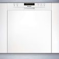 Lave-vaisselle intégrable BRANDT BDB424LW - Moteur à induction - 9,5L/cycle - 44 dB - Blanc-0