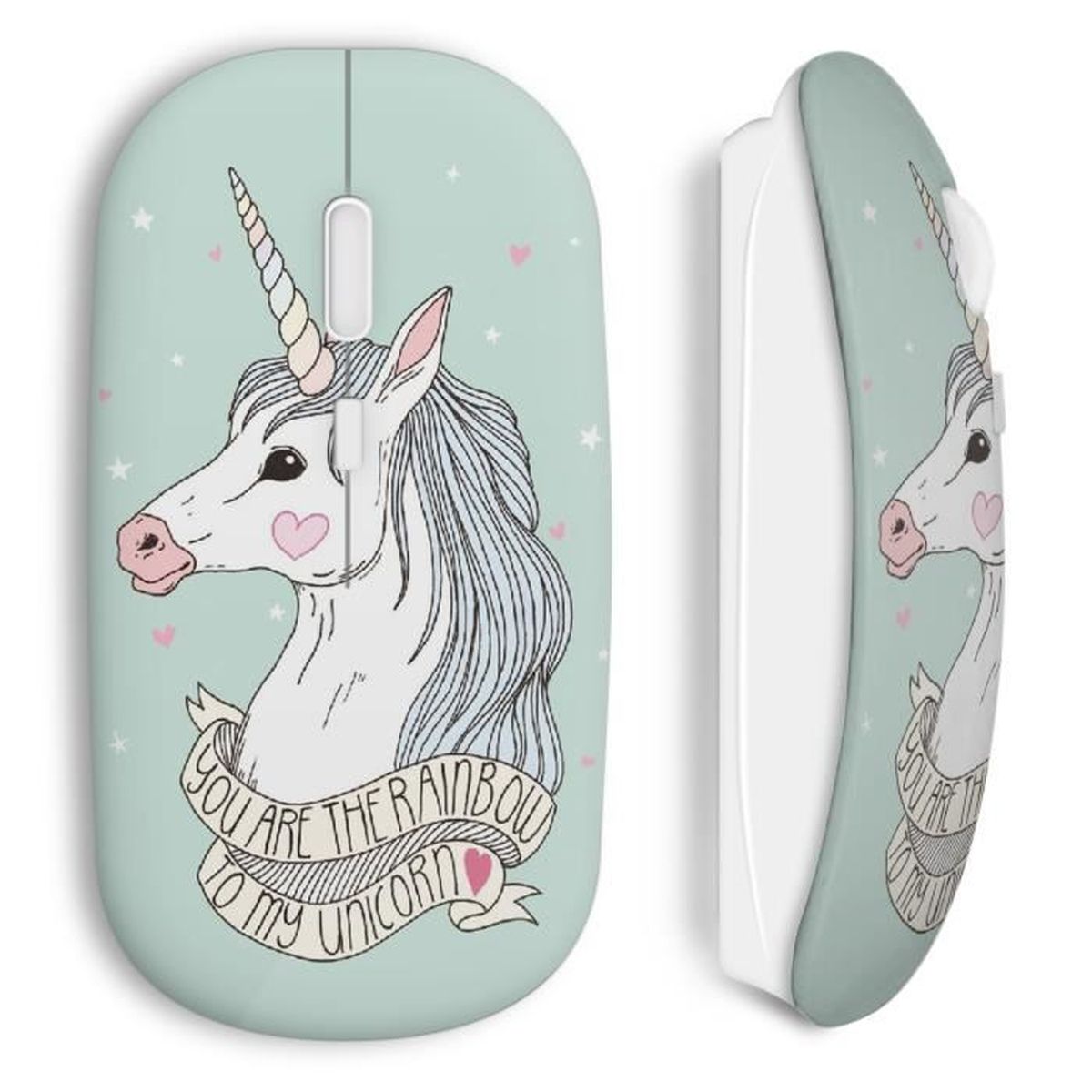 Souris Sans Fil Cute Unicorn Licorne 2 Cdiscount Informatique
