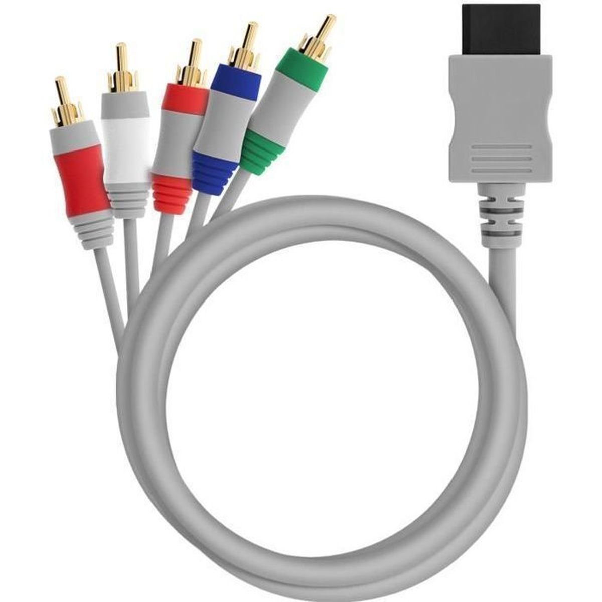 Câble Component AV RCA Composite YUV pour Nintendo Wii, Wii U, Mini Wii