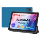 AWOW Tablet 10 Pouces Android 15 : Dernier Modèle 2025 7000mAh Octa-Core 8GB RAM + 64GB (1TB TF) Tablet PC avec WiFi 6 2.4G/5G