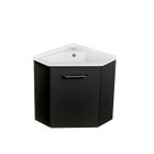 ALLIBERT BATH & DESIGN Meuble lave-mains CORNER - Allibert - Noir - 41,5 x 50 x 41,5 cm