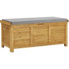 HABITAT ET JARDIN Coffre de jardin "Gana" en bois - 125 x 60 x 54 cm - Marron