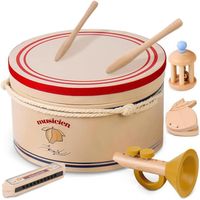 Instrument De Musique Bebe Musique Enfant, Instrument Percussion Jouet en Bois Montessori Jouets Musicaux Jouet Enfant 3 4 5 Ans