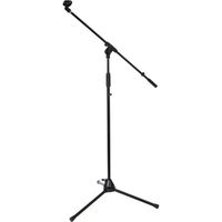 IBIZA SM007T Pied de microphone avec longue perche et support micro