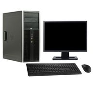 PC Tour HP 8100 Elite Ecran 19" Core i5-650 RAM 8Go Disque 500Go Windows 10 Wifi