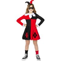 Déguisement Harley Quinn fille - Funidelia- 118416- Déguisement fille et accessoires Halloween, Carnaval et Noel