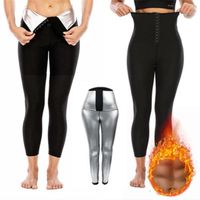 Pantalon de Sudation Femme Legging Fitness Taille Haute pour Accélérer Transpiration,Cellulite pour Minceur Fitness