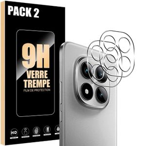 WFTE [Lot De 2 Verre Trempé Pour Xiaomi Redmi Note 14 5G/4G, 0,26mm Film De Protection D'écran Avec Haute Transparence à 99%, Anti-trace Protecteur Avec Dureté 9H Glass - Foto 2