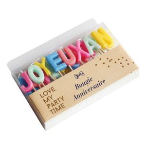 bougie anniversaire lettre prenom Bougie Joyeux Anniversaire Achat Vente Pas Cher bougie anniversaire lettre prenom