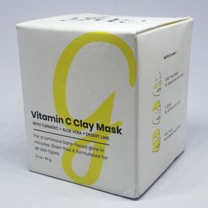 MASQUE VISAGE - PATCH Gleamin Vitamin C Clay Mask With Turmeric + Aloe Vera Masque à l'argile à la vitamine C 60 g