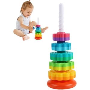 BOÎTE À FORME - GIGOGNE Jouets d'anneaux empilables pour bébé - Montessori