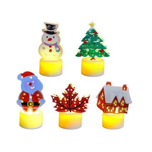30x Bougies de Noël LED multicolore pour sapin piles incl.
