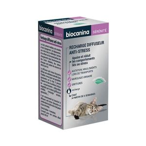 DIFFUSEUR BIEN-ÊTRE Biocanina Recharge Diffuseur Anti-Stress Chat 45ml
