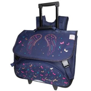 CARTABLE Cartable à roulettes KARL MARC JOHN Bleu 41 CM Tro